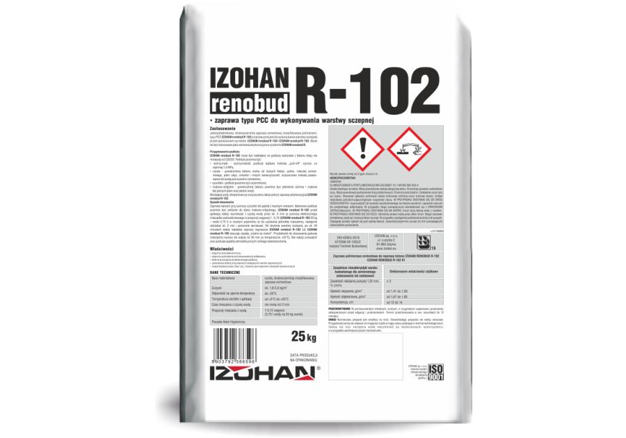 Zdjęcie: Zaprawa do wykonywania warstwy sczepnej Renobud R-102 IZOHAN