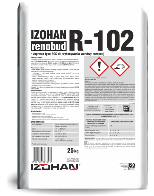 Zdjęcie: Zaprawa do wykonywania warstwy sczepnej Renobud R-102 IZOHAN