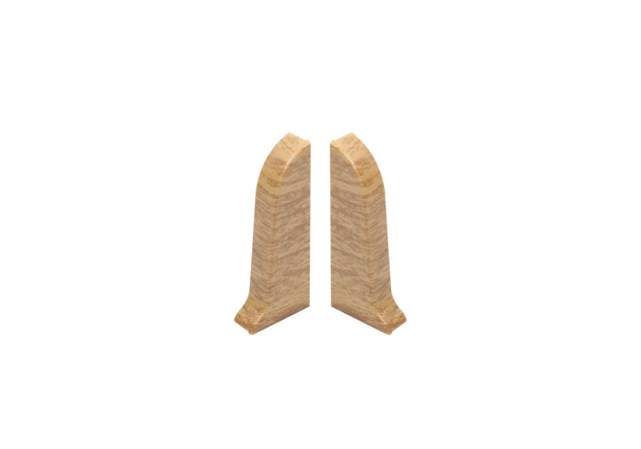 Zdjęcie: Zakończenia do listwy przypodłogowej Classic zaślepki 2 sztuki L,P Teak Mat CEZAR