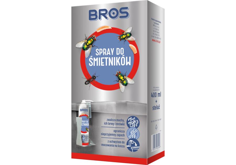 Zdjęcie: Spray do śmietników 400 ml BROS