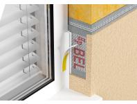 Zdjęcie: Listwa PVC BP13 Midi L250 9/3 antracyt, dylatacyjna, z siatką i z uszczelką BELLA PLAST