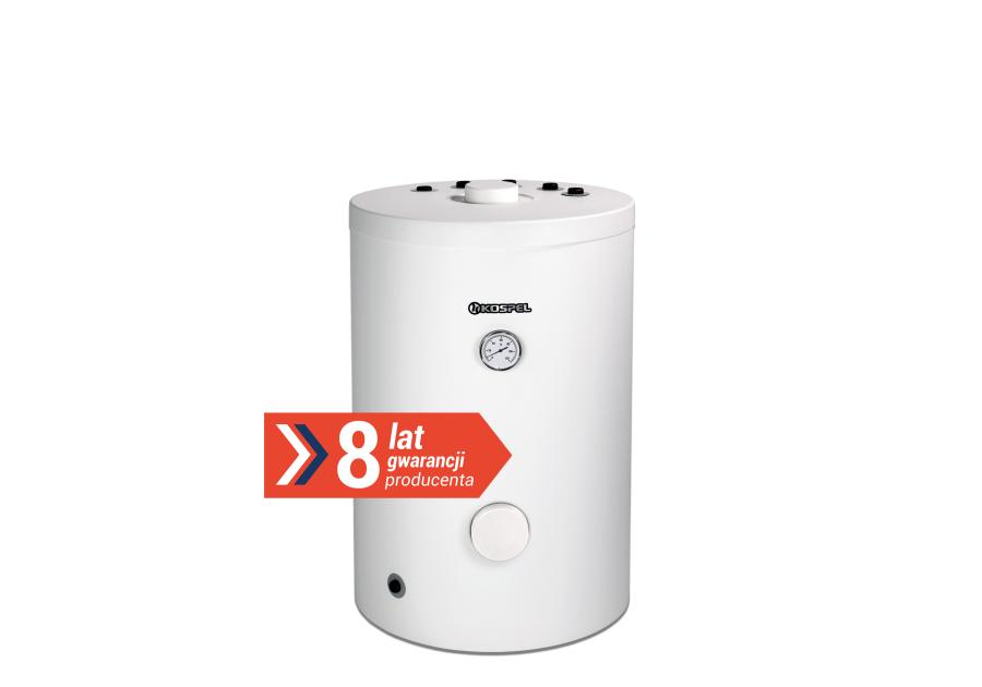 Zdjęcie: Wymiennik c.w.u. stojący z wężownicą, króćce w górę SWK-100 KOSPEL