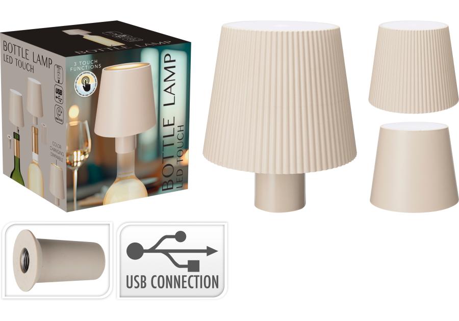 Zdjęcie: Lampka led na butelkę kremowa KOOPMAN