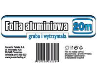 Zdjęcie: Folia aluminiowa z tłoczeniem 20 m JAN NIEZBĘDNY