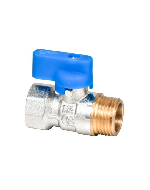 Zdjęcie: Zawór kulowy mini 1/2"WZ niebieski CALIDO