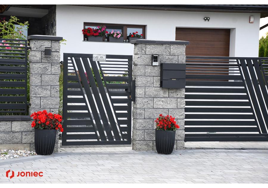 Zdjęcie: Element murkowy ogrodzenia Gorc Deluxe GP onyx JONIEC