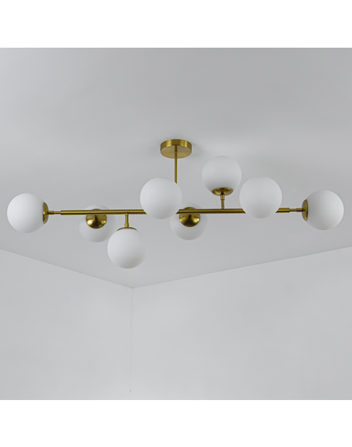 Zdjęcie: Lampa wisząca Dorado 8 złota LIGHT PRESTIGE