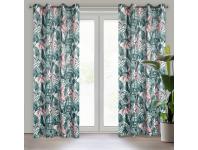 Zdjęcie: Zasłona gotowa Madera 140 x 250 cm zielony EUROFIRANY