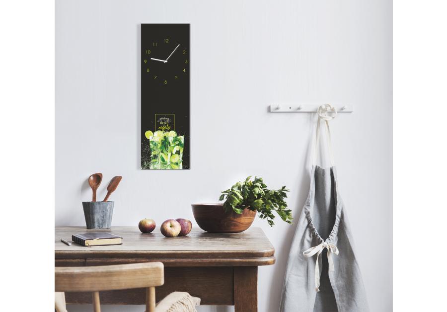 Zdjęcie: Zegar Glassclock 20x60 cm Gc033 Mojito STYLER