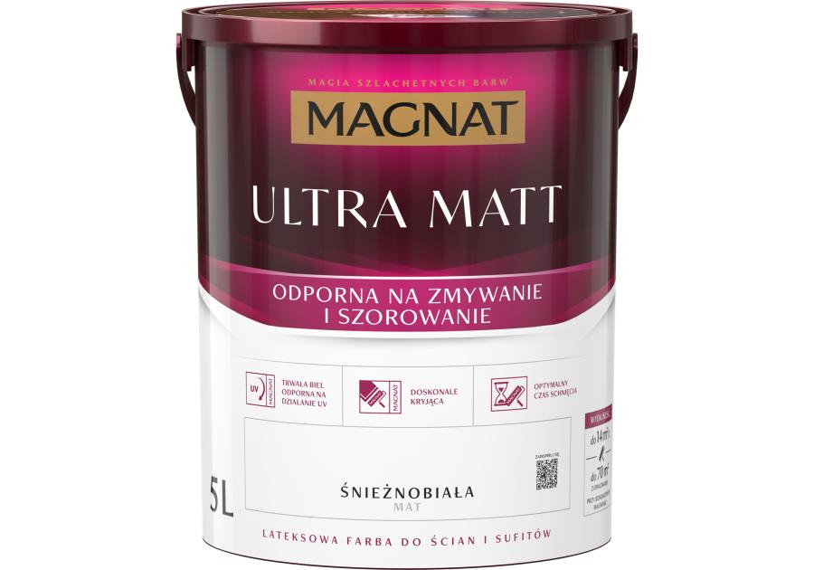Zdjęcie: Emulsja Ultra matt biały 5L MAGNAT