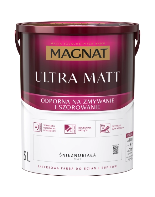 Zdjęcie: Emulsja Ultra matt biały 5L MAGNAT