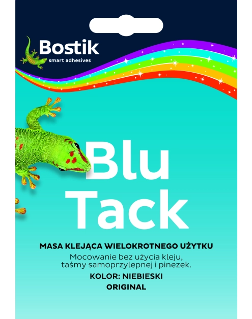 Zdjęcie: Masa klejąca Blu Tack Original Blue niebieski mały BOSTIK