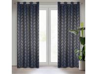 Zdjęcie: Zasłona gotowa D91 Poli 140 x 250 cm granatowy EUROFIRANY