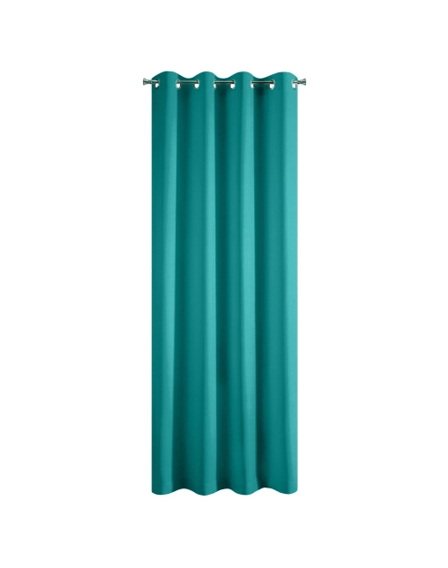 Zdjęcie: Zasłona gotowa Rita 140x250 cm turkusowy EUROFIRANY