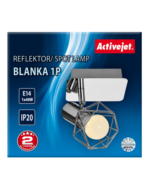 Zdjęcie: Reflektor Aje-Blanka 1P E14 1x40W ACTIVEJET