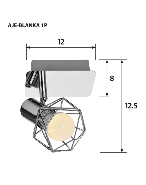 Zdjęcie: Reflektor Aje-Blanka 1P E14 1x40W ACTIVEJET