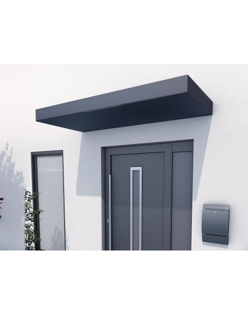 Zdjęcie: Zadaszenie BS 200 UP antracyt 2000x900x145 mm GUTTA