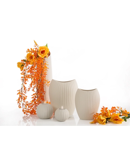 Zdjęcie: Świecznik Isabel 11x9 cm kremowy EUROFIRANY