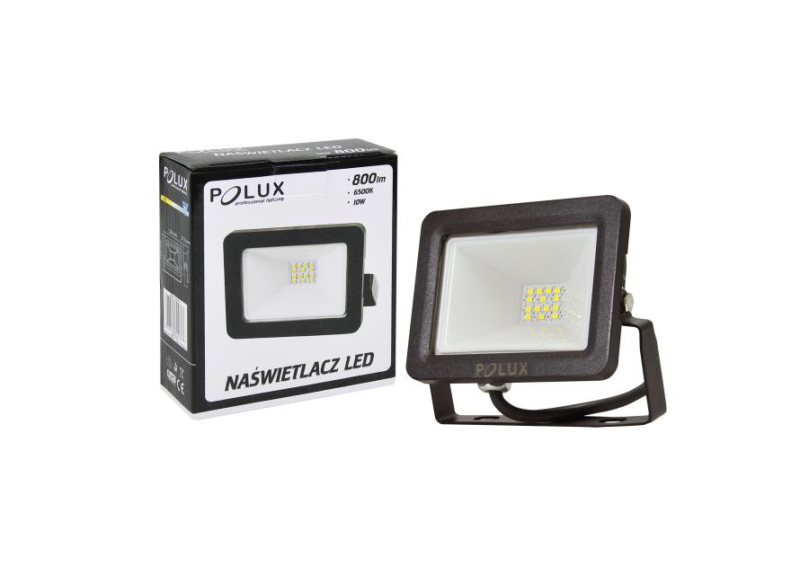 Zdjęcie: Projektor 10 W 6500K czarny POLUX