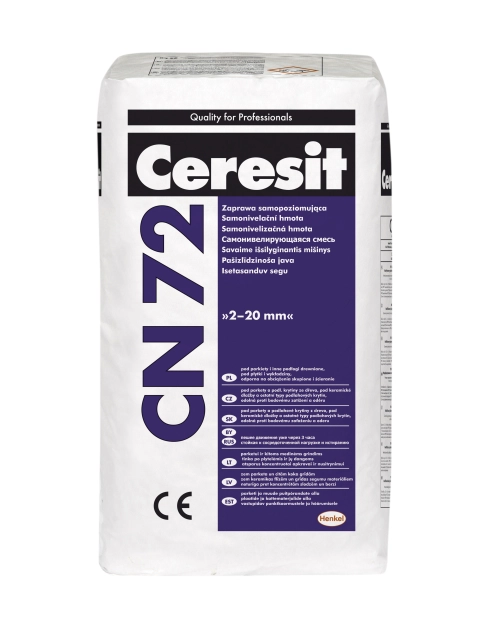 Zdjęcie: Zaprawa wyrównująca CN72, 25 kg CERESIT