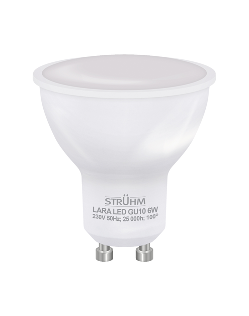 Zdjęcie: Lampa z diodami SMD LED Lara GU10 6 W NW barwa neutralna biała 6 W STRUHM