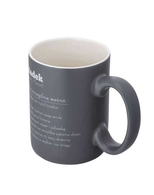 Zdjęcie: Kubek prosty 500 ml dekoracja Dziadek przyjaciel, mentor ALTOM DESIGN