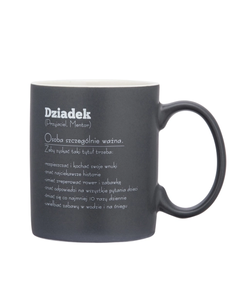 Zdjęcie: Kubek prosty 500 ml dekoracja Dziadek przyjaciel, mentor ALTOM DESIGN