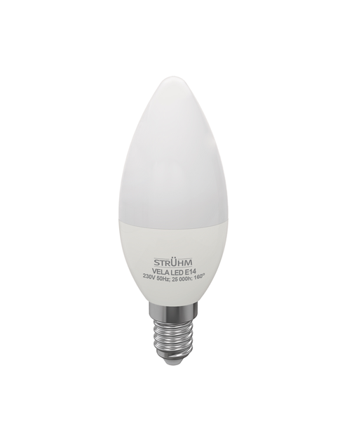 Zdjęcie: Lampa z diodami SMD LED Vela E14 4 W NW barwa neutralna biała 4 W STRUHM
