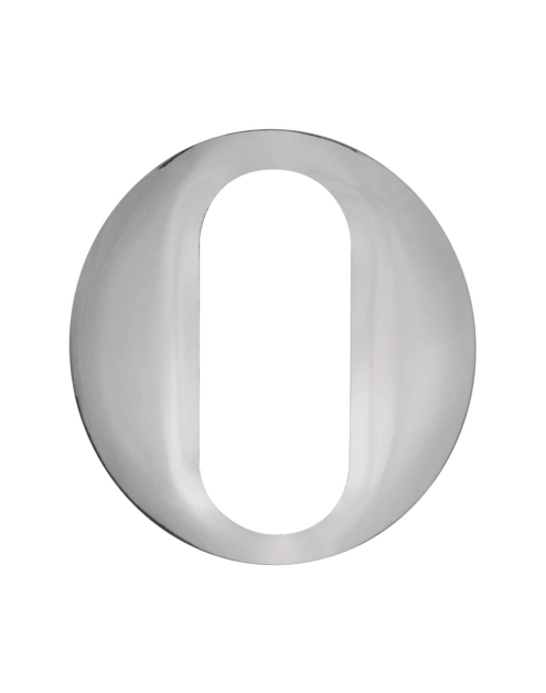 Zdjęcie: Cyfra 0 aluminiowa, chrom 37 mm METRO