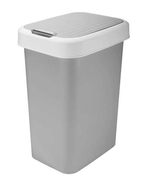 Zdjęcie: Kosz uchylny Valor 25 L jasnoszary GALICJA