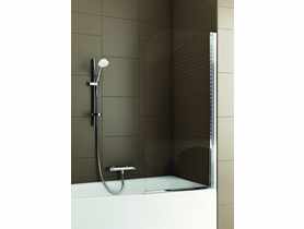 Parawan nawannowy Modern 1, 67x140 cm chrom optic szkło przejrzyste KFA