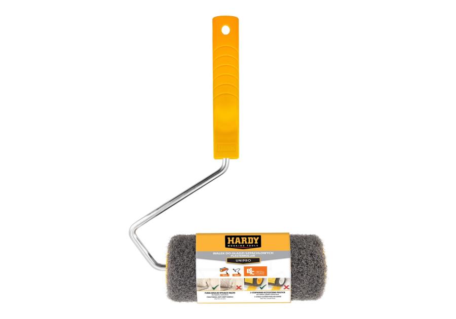 Zdjęcie: Wałek do gładzi szpachlowych 18 cm z rączką H7 HARDY
