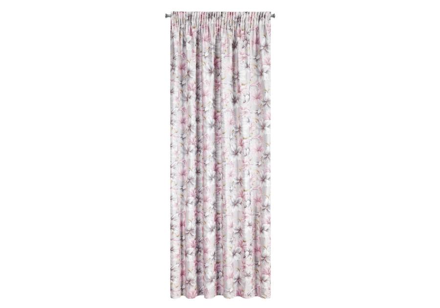 Zdjęcie: Zasłona gotowa Larysa na taśmie 140x270 cm różowy EUROFIRANY