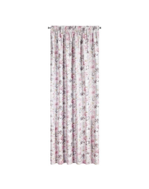 Zdjęcie: Zasłona gotowa Larysa na taśmie 140x270 cm różowy EUROFIRANY