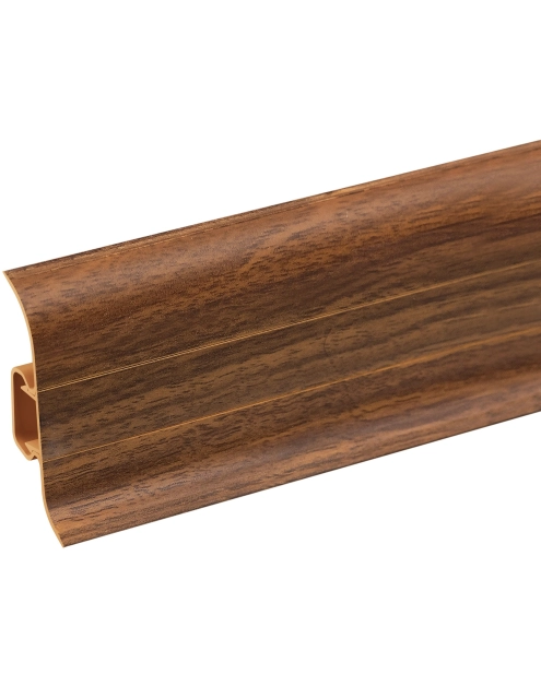 Zdjęcie: Listwa przypodłogowa PVC Premium Classic 22x59 mm; 2,20 m Dąb Palony Mat CEZAR