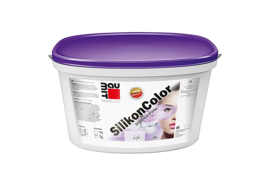 Zdjęcie: Farba silikonowa SilikonColor biały Life 0019 - 5 L BAUMIT