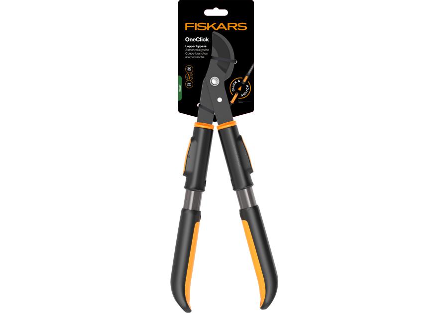 Zdjęcie: Sekator nożycowy i krótkie odczepiane uchwyty One Click FISKARS