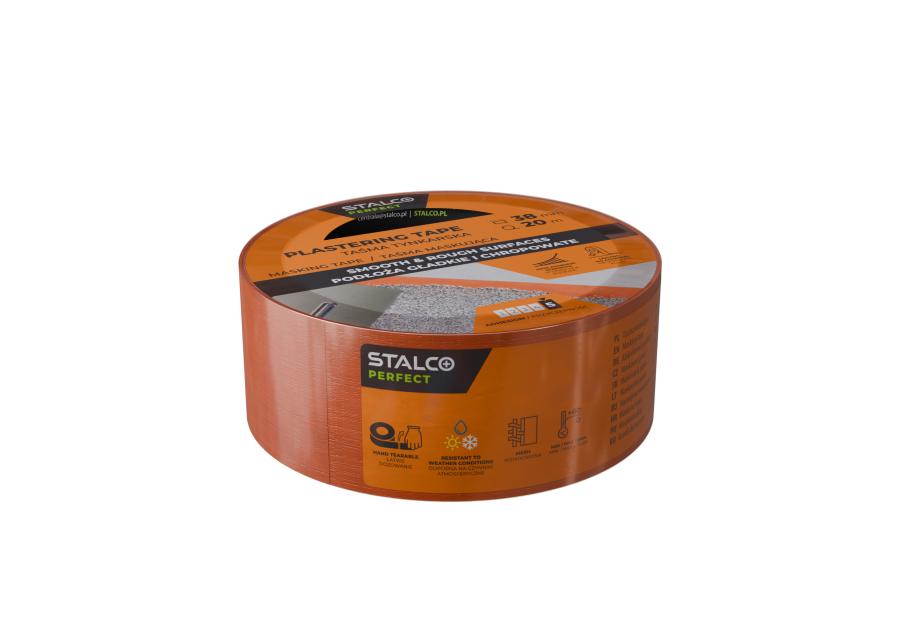 Zdjęcie: Taśma maskująca tynkarska 38 mm x 20 m PERFECT