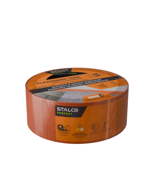 Zdjęcie: Taśma maskująca tynkarska 38 mm x 20 m PERFECT