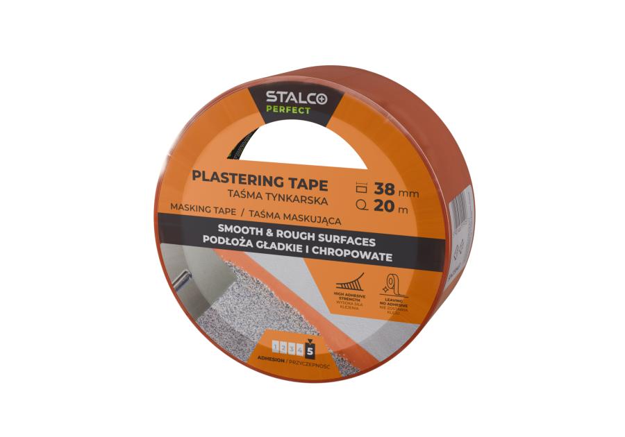Zdjęcie: Taśma maskująca tynkarska 38 mm x 20 m PERFECT