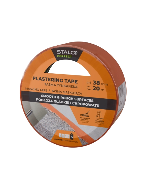 Zdjęcie: Taśma maskująca tynkarska 38 mm x 20 m PERFECT