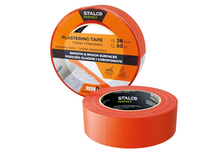 Zdjęcie: Taśma maskująca tynkarska 38 mm x 20 m PERFECT