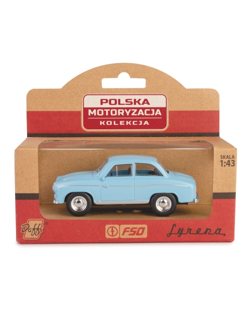 Zdjęcie: Model metalowy Prl Syrena 104 Fh02A-09-02 niebieski DAFFI