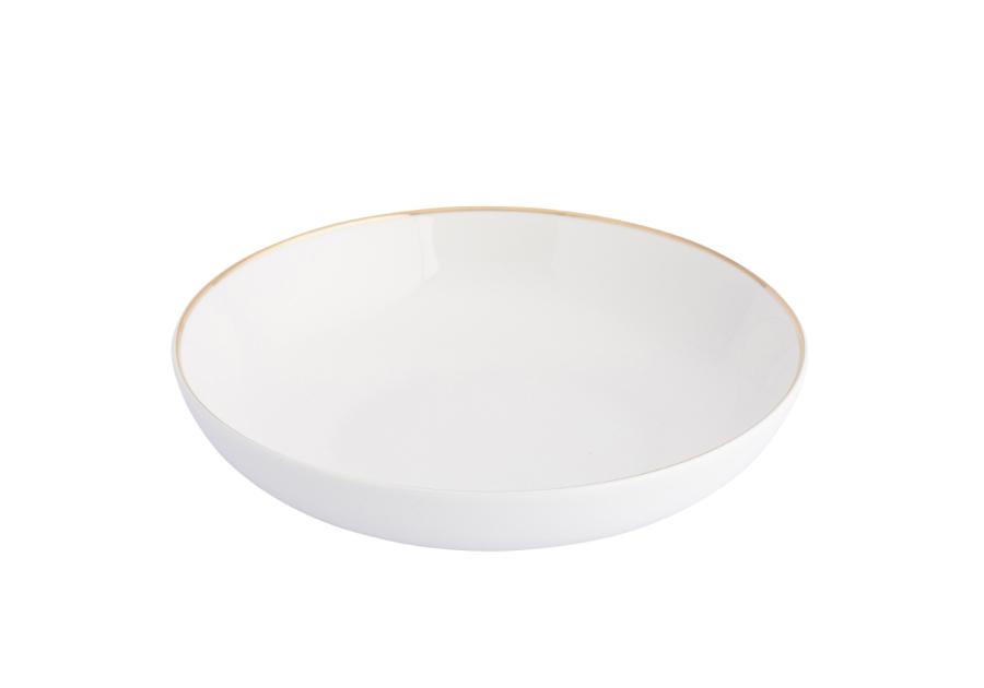Zdjęcie: Talerz głęboki 20 cm porcelana kremowa new Bella Złota Linia ALTOMDESIGN