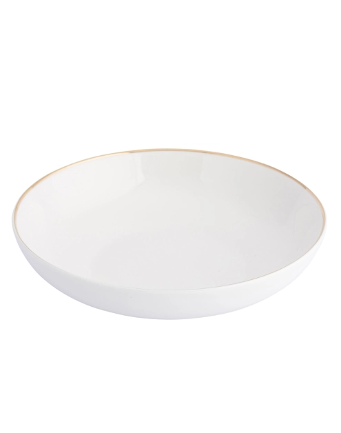 Zdjęcie: Talerz głęboki 20 cm porcelana kremowa new Bella Złota Linia ALTOMDESIGN