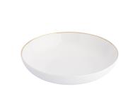 Zdjęcie: Talerz głęboki 20 cm porcelana kremowa new Bella Złota Linia ALTOMDESIGN