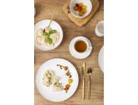 Zdjęcie: Talerz głęboki 20 cm porcelana kremowa new Bella Złota Linia ALTOMDESIGN