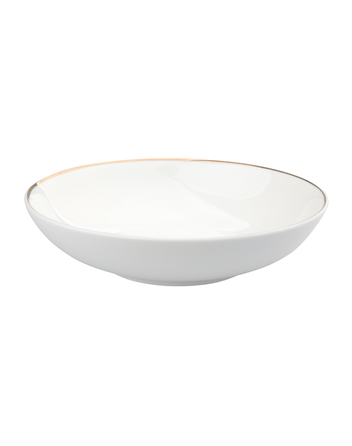 Zdjęcie: Talerz głęboki 20 cm porcelana kremowa new Bella Złota Linia ALTOMDESIGN