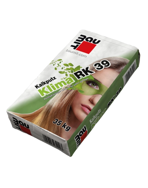 Zdjęcie: Tynk wapienny zewnętrzny Klima RK 39 -35 kg BAUMIT