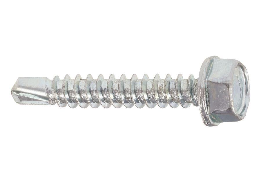 Zdjęcie: Wkret samowiercący z łbem sześciokątnym 4,2x25 mm WKRĘT-MET